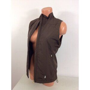 Lopez Golf Vest Sleeveless Full Zip Pockets Womens Small